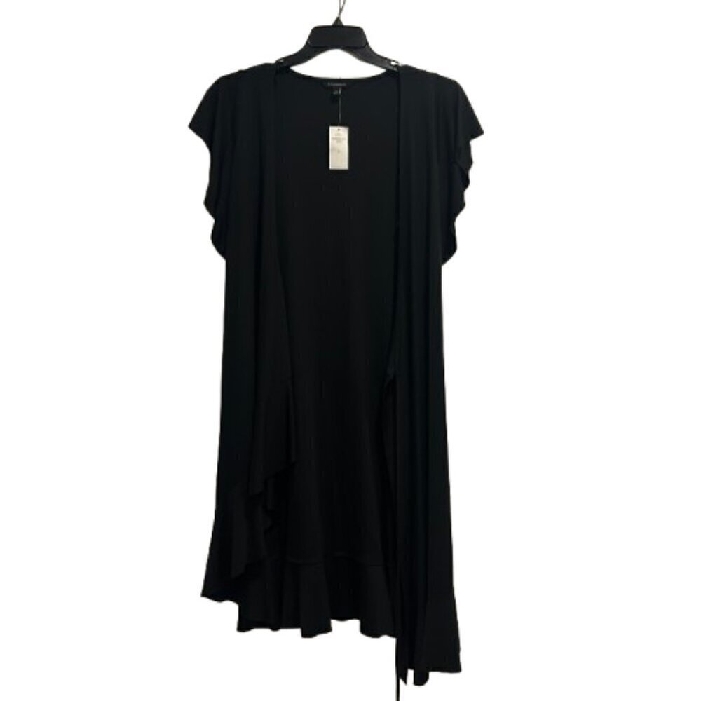 Banana Republic Short Sleeve Black Wrap Dress with Tie Women’s Size S